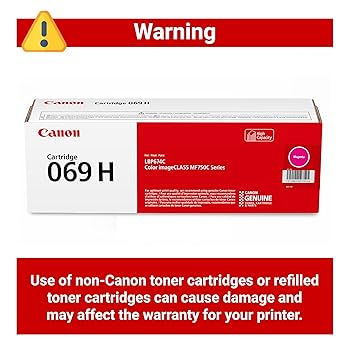Amazon.com: Canon Genuine 069 Magenta Toner Cartridge High